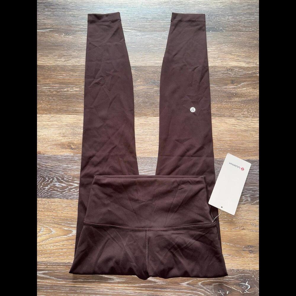 Lululemon Wunder Train High Rise 28” Espresso Size 4 NWT